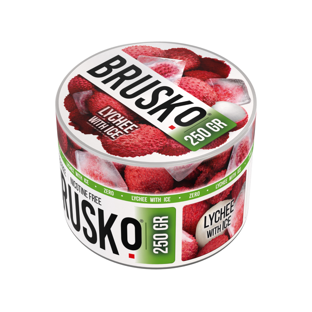 Brusko Shisha Tobacco Zero - Lychee with Ice