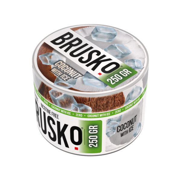 Brusko Shisha Tobacco Zero - Coconut with Ice