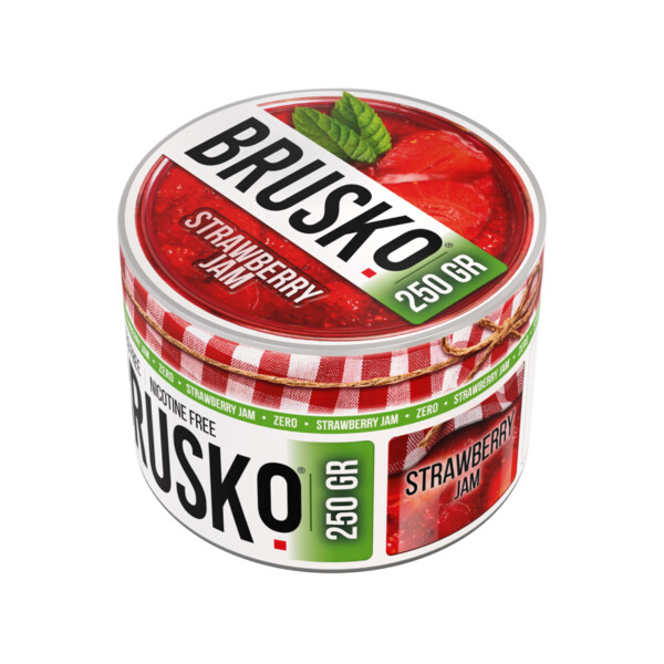 Brusko Shisha Tobacco Zero - Strawberry Jam